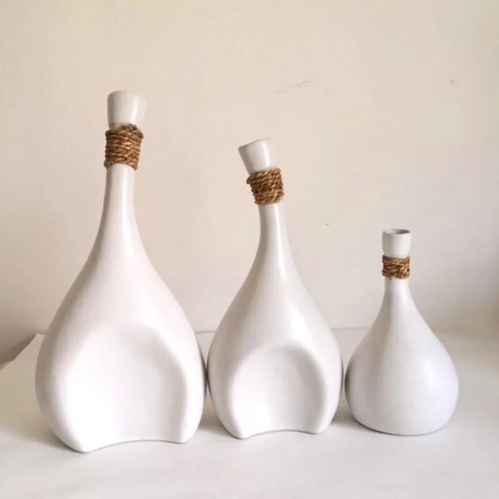 Soliflore Triple Nesting Ceramic Vases